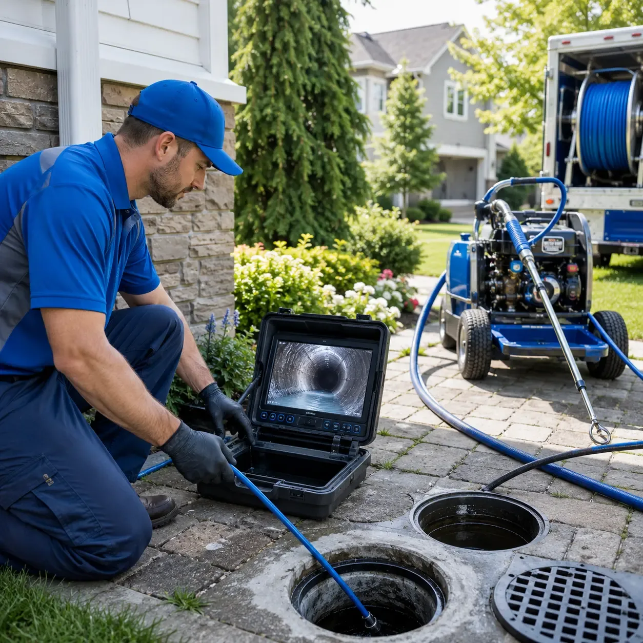Outdoor drain cleaning professionals serving Fulton, NY